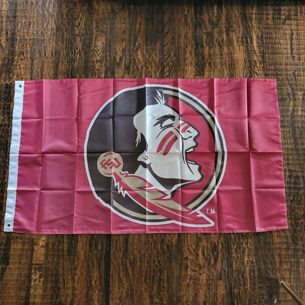 Florida State Seminoles Flag Banner New 3x5 Ft Game Day Tailgate Garage Mancave‎